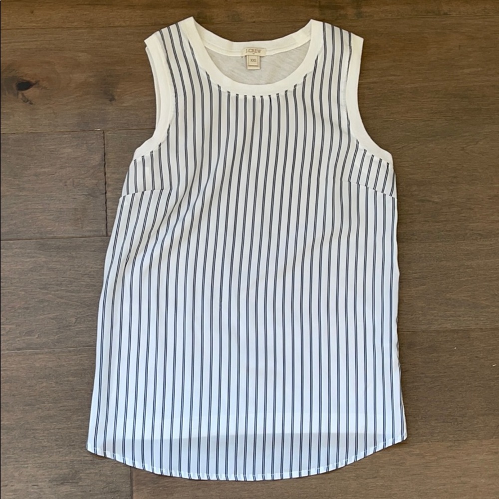 J crew striped tank